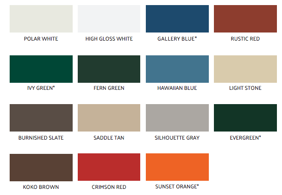 standard mini storage door colors standard mini storage door colors