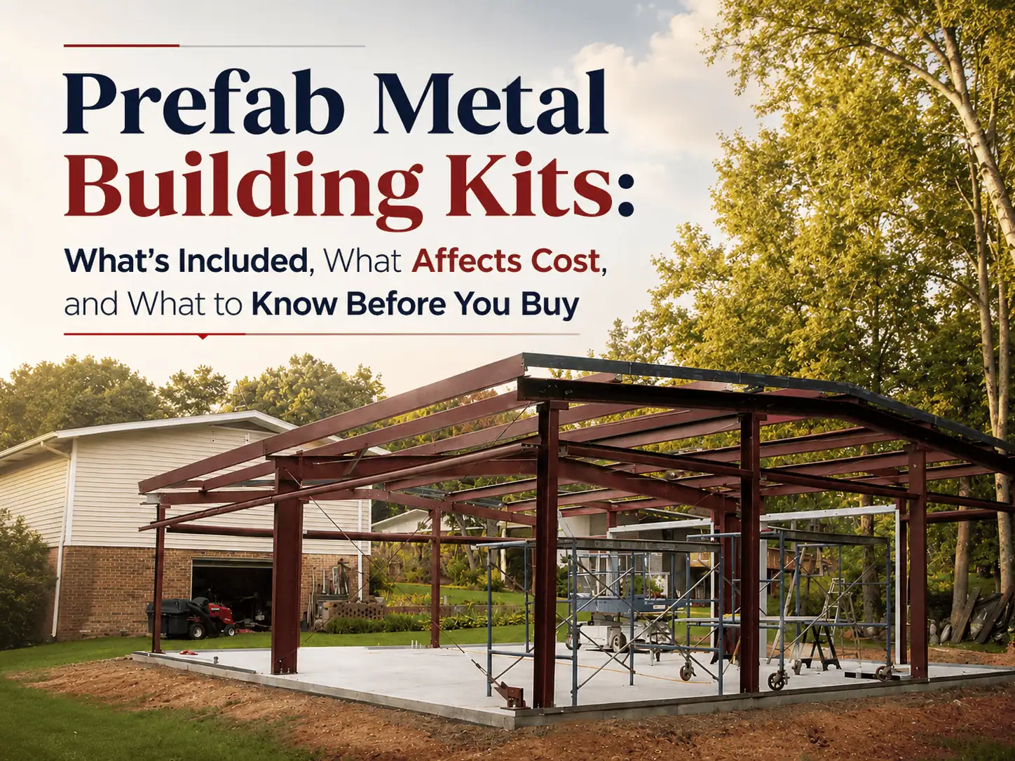 Prefab Metal Building Kits: What’s Included, What Affects Cost, and What to Know Before You Buy